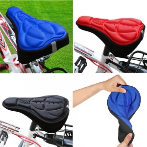 Bicycle Saddle 3D Soft Bike Seat Cover Comfortable Foam Seat Cushion Cycling Saddle for Bicycle Bike