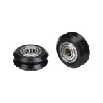 BIQU 3D Printer CNC Openbuilds plastic pulley v groove wheel bearing Round Delrin POM v wheel