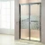 Import Black Framed shower screen Tempered glass sliding shower glass door from China