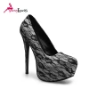 black lace upper inner platform high heel ladies dig size shoes design