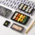 Import Black PET Convenient Disposable Sushi Boxes with Clear Lids Sturdy BPA-Free Plastic Sushi Packaging Boxes from China