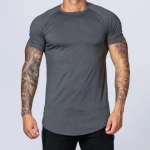 Blank MenS 100% Polyester Quick Dry T-Shirts Custom Sublimation Printing With Logo Unisex Sports T-Shirts For Men