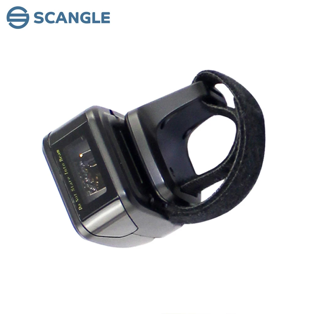 Bluetooth QR finger ring barcode scanner for Android iphone
