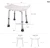 Import BME350L elderly shower chair disabled for old from China