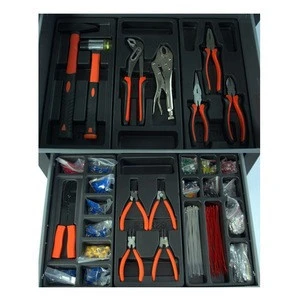 BOSSANnew 1126 piece professional mechanic tool set in 7 drawers tool cabinet trolley, use for workshop tool set