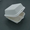 Box for Hamburger Eco-friendly sugarcane bagasse paper food box /disposable compostable party box