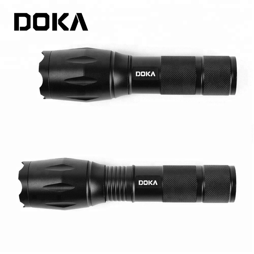 Bright Zoomable Aluminium Rechargeable geepas rechargeable led flashlight
