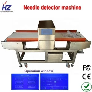 Broken needle conveyor  metal detector for production industrial  HZ-F500QD