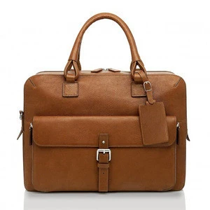 brown leather laptop bag waterproof messenger for gift