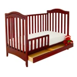 BSCI furniture factory supply USA classic wooden baby crib