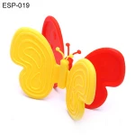 Butterfly Shape Heat Resistant Non-slip Oven Mitts Hotspot Silicone Pot Holder