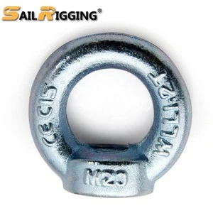 C15 Carbon Steel Forged Galvanized M16 Din 582 Ring Nut Din582 Anchor Lifting Eye Nuts