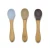 Import Can Be Custom  LOGO Wholesale Price Fashion Design FDA Approval Wooden Handle Heart Silicone Spoon from China