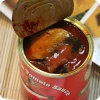 Canned mackerel fish in tomato sauce with spicy chily