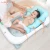 Import Car shape adjustable plastic seat support child can lay down shower hair washing baby bath bed shampoo chair from China