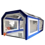 Car wash tent mobile portable tent inflatable airtight tent car shelter car washing carport