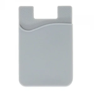 Card Holder for Back of Phone - Silicone Stick on Cell Phone Wallet with Pocket for Credit Card, ID, Business Card