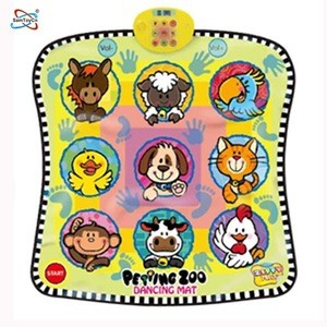 Cartoon animal dance pad for kids