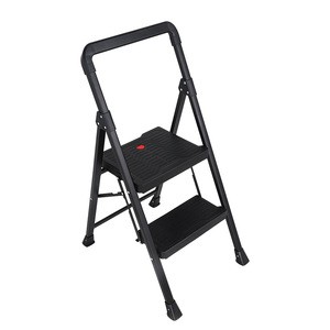 Cast-iron scaffold ladder chair with big platform