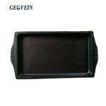 Cast Iron Type non-stick rectangular dish plate /steak sizzling plate