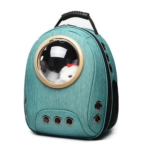 Cat Carrier Bag Breathable Transparent Puppy Cat Backpack Cats Box Cage Small Dog Pet Travel Carrier Handbag Space Capsule