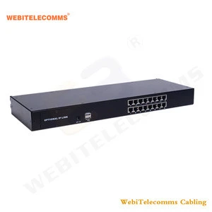 Cat5e KVM Control Platform 1U 19&#39;&#39; Rackmount 17&#39;&#39; LCD Screen RJ45 Network KVM Switch