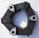 CENTA FLEX Rubber/Resin Shaft Coupling / Standard Disc Rubber and resin Coupling  Black  SIZE 16