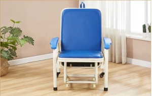 Cheap Price Hospital Ward Bedside Luxurious Attendant Bed Medical Escort Folding Chair