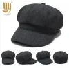 Cheap price unisex ladies french autumn & winter warmth solid fashion lovely wool felt blank Newsboy Ivy beret hats