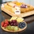 Import Cheese Board 2 Ceramic Bowls 2 Serving Plates. Magnetic 4 Drawers Bamboo Charcuterie Cutlery Knife Set, 2 Server Forks from China