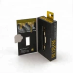 Child resistant cbd packaging vape cbd oil cartridge black gift boxes wholesale
