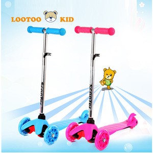China cheap price 3 wheel foot kick mini scooter toy / toys for kids scooters