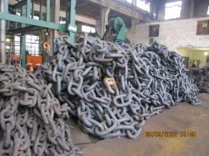 China High Quality Marine  Black Anchor Studless Chain with CCS certificate