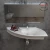 Import China stone resin lavabo, bathroom sink, hanging basin BS-8425 from China