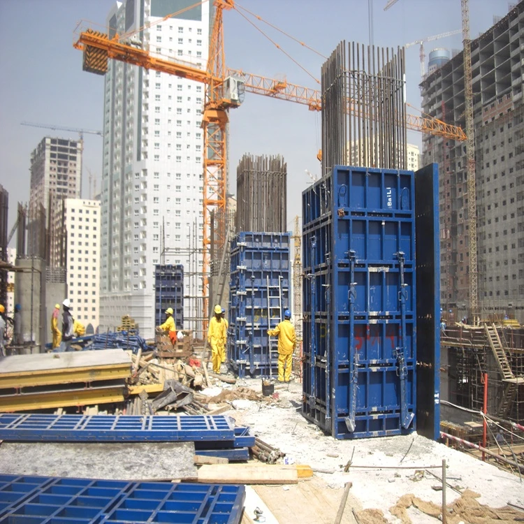 China Supplier  Concrete Slab  Heavy Steel Formwork for Column Wall Construction