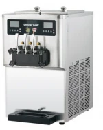 China Unisnow Three  Flavors Soft Ice Cream RB3132B, Table Top for Large Demand Commercial Use