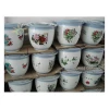 Chinese colorful ceramic porcelain flower pots planter for wholesale