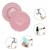 Import Chinese Supplier Round Shaped Silicone Cosmetics Brush Cleaner Pad with Suction Cup Portable Makeup Brush Cleaning Mat from China