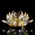 Import Christmas Sale Quartz Ornaments Feng shui Crystals flowers Gifts Crafts For Home wedding decoration Crystal Glass Lotus Flower from China