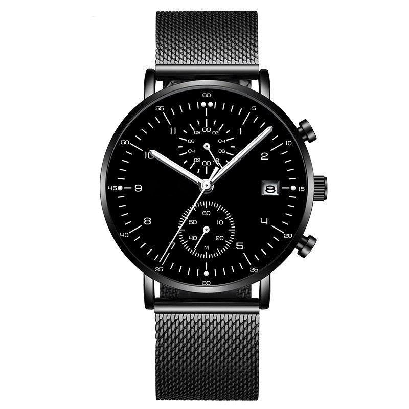 Chronograph watch men wrist luxury watches custom logo feature watch