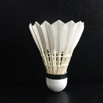 Class A best goose feather badminton shuttlecock, LINGMEI 80 yy quality shuttle cock for national tournaments