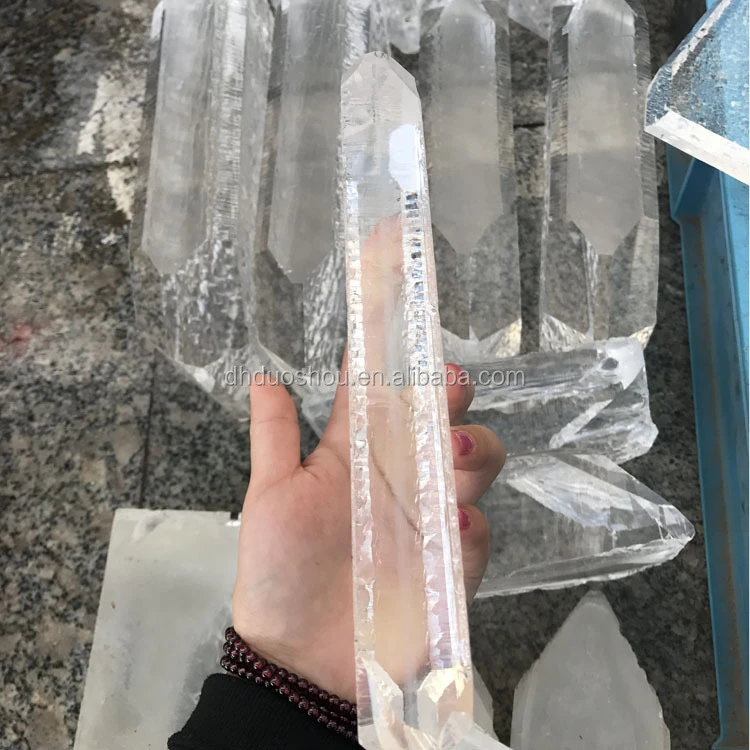 Clear Synthetic Quartz Crystal Grown in a variety of sizes