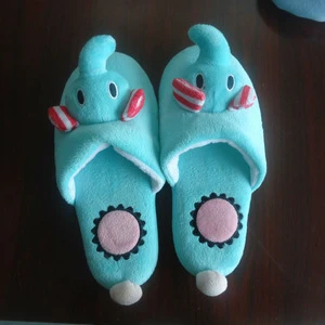 cloth toe winter with TPR sole children indoor slippers