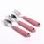 Import Cloud baby silicone spoon and fork set of 3 pieces stainless steel fork spoon from China