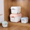 Cloud plastic Kind children toys storage box with wheel save space sundries save space muti-functional