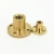 Import CNC machining brass parts Screw nut Non standard customized processing CNC service feed screw nut from China
