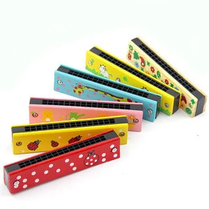 Color Painted kindergarten parent-child educational toys gift funny mini harmonica