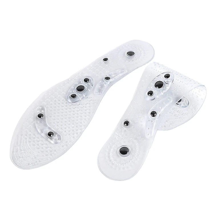 Comfortable acupuncture foot massage magnet magnetic insoles for shoes