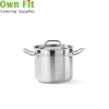 Commercial Induction stainless steel stock pot commercial soup sacue pot for restaurant cooking