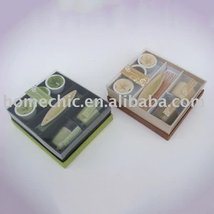 Competetive price wholesale modern style incense and candle gift set